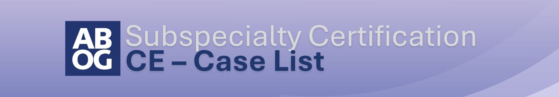 Subspecialty Certification Bulletins (17)