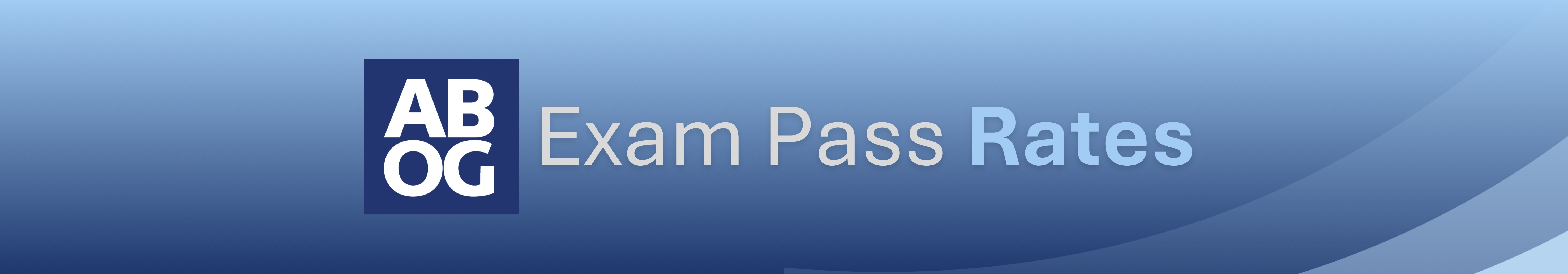 Exam Pass  Rates (1)