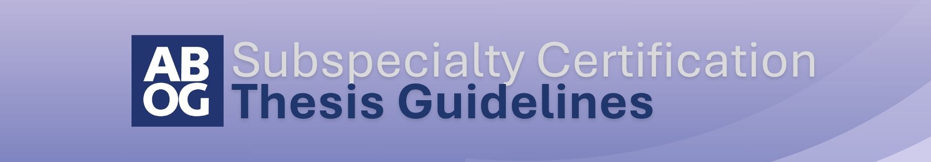 Subspecialty Certification Bulletins (1)