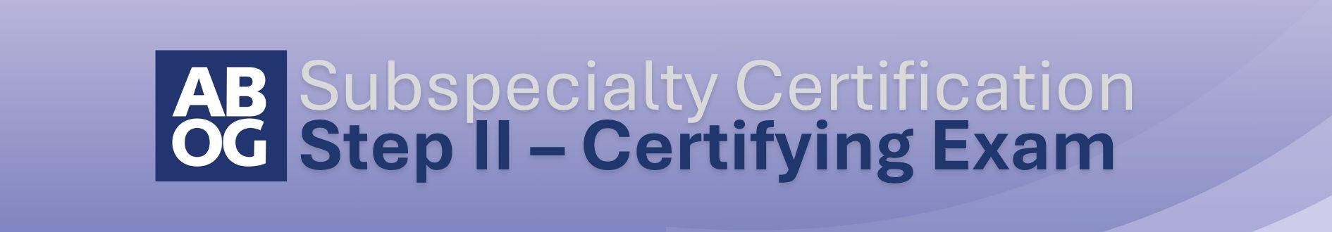 Subspecialty Certification Bulletins (6)
